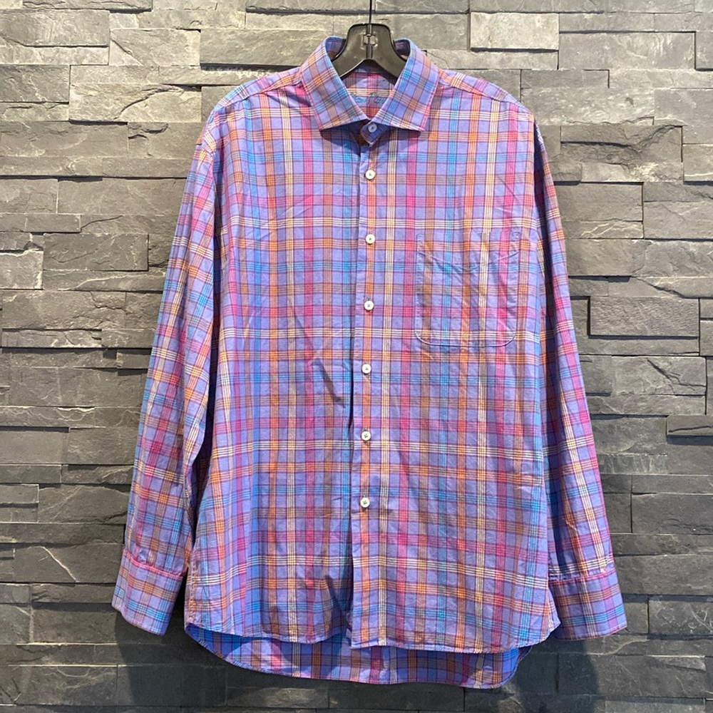 Alan Flusser Mens Button Down